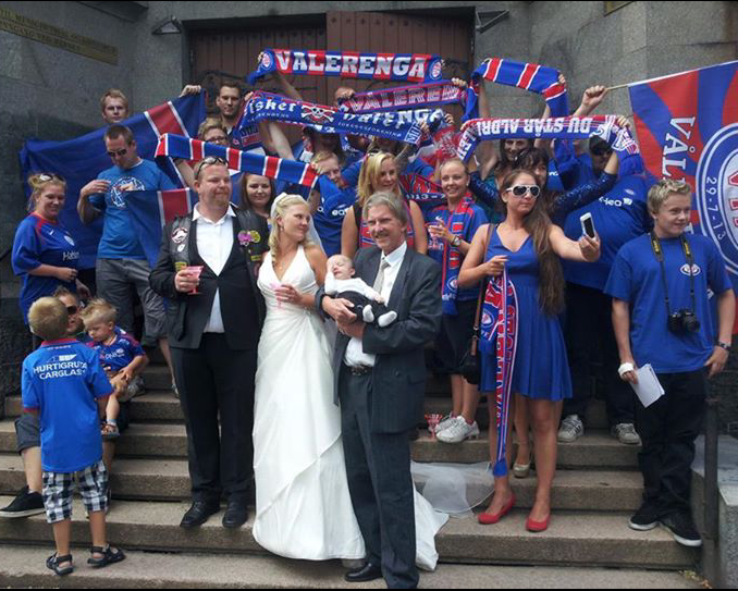For en dag å gifte seg på! Vi gratulerer! Foto: Gjermund Halvorsen